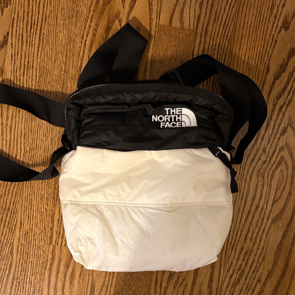 The North Face Black and White Belt Bag